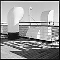 [54 Studies of La Liberte Ocean Liner Architecture Related to Architectural Forum Portfolio "Ship Shapes and Shadows", Published October 1958], Walker Evans (American, St. Louis, Missouri 1903–1975 New Haven, Connecticut), Film negative