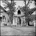 [24 Portraits, Views, and Studies: Jane Smith Ninas, Olivia Saunders Agee, Peggy Hobson, and Folk Victorian Cottages at Oak Bluffs, and Edgartown Tombstones, Martha's Vineyard, Massachusetts], Walker Evans (American, St. Louis, Missouri 1903–1975 New Haven, Connecticut), Film negative