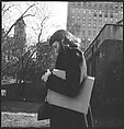 [168 Portraits, Views, and Studies: Unidentified Woman Looking at Photographs with Friend, Walking in Central Park Zoo, and Related Park and Skyline Views, New York City], Walker Evans (American, St. Louis, Missouri 1903–1975 New Haven, Connecticut), Film negative