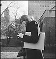 [168 Portraits, Views, and Studies: Unidentified Woman Looking at Photographs with Friend, Walking in Central Park Zoo, and Related Park and Skyline Views, New York City], Walker Evans (American, St. Louis, Missouri 1903–1975 New Haven, Connecticut), Film negative