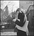[168 Portraits, Views, and Studies: Unidentified Woman Looking at Photographs with Friend, Walking in Central Park Zoo, and Related Park and Skyline Views, New York City], Walker Evans (American, St. Louis, Missouri 1903–1975 New Haven, Connecticut), Film negative