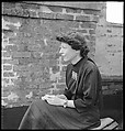 [48 Portraits of Either Mary Gleason or Ann Eisner on Roof of 441 East 92nd Street, New York City], Walker Evans (American, St. Louis, Missouri 1903–1975 New Haven, Connecticut), Film negative