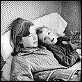 [48 Portraits of Coggeshall Children Reading in Bed; Caroline Blackwood; Robert and Mary Frank], Walker Evans (American, St. Louis, Missouri 1903–1975 New Haven, Connecticut), Film negative