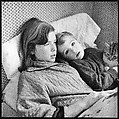 [48 Portraits of Coggeshall Children Reading in Bed; Caroline Blackwood; Robert and Mary Frank], Walker Evans (American, St. Louis, Missouri 1903–1975 New Haven, Connecticut), Film negative