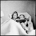 [48 Portraits of Coggeshall Children Reading in Bed; Caroline Blackwood; Robert and Mary Frank], Walker Evans (American, St. Louis, Missouri 1903–1975 New Haven, Connecticut), Film negative