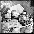 [48 Portraits of Coggeshall Children Reading in Bed; Caroline Blackwood; Robert and Mary Frank], Walker Evans (American, St. Louis, Missouri 1903–1975 New Haven, Connecticut), Film negative