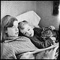 [48 Portraits of Coggeshall Children Reading in Bed; Caroline Blackwood; Robert and Mary Frank], Walker Evans (American, St. Louis, Missouri 1903–1975 New Haven, Connecticut), Film negative