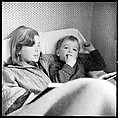 [48 Portraits of Coggeshall Children Reading in Bed; Caroline Blackwood; Robert and Mary Frank], Walker Evans (American, St. Louis, Missouri 1903–1975 New Haven, Connecticut), Film negative