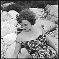 [24 Portraits of Eliza Parkinson Reading Newspaper on Beach, Possibly Fisher's Island, New York], Walker Evans (American, St. Louis, Missouri 1903–1975 New Haven, Connecticut), Film negative