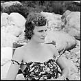 [24 Portraits of Eliza Parkinson Reading Newspaper on Beach, Possibly Fisher's Island, New York], Walker Evans (American, St. Louis, Missouri 1903–1975 New Haven, Connecticut), Film negative