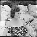 [24 Portraits of Eliza Parkinson Reading Newspaper on Beach, Possibly Fisher's Island, New York], Walker Evans (American, St. Louis, Missouri 1903–1975 New Haven, Connecticut), Film negative