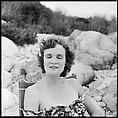 [24 Portraits of Eliza Parkinson Reading Newspaper on Beach, Possibly Fisher's Island, New York], Walker Evans (American, St. Louis, Missouri 1903–1975 New Haven, Connecticut), Film negative