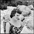 [24 Portraits of Eliza Parkinson Reading Newspaper on Beach, Possibly Fisher's Island, New York], Walker Evans (American, St. Louis, Missouri 1903–1975 New Haven, Connecticut), Film negative