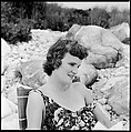 [24 Portraits of Eliza Parkinson Reading Newspaper on Beach, Possibly Fisher's Island, New York], Walker Evans (American, St. Louis, Missouri 1903–1975 New Haven, Connecticut), Film negative