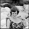 [24 Portraits of Eliza Parkinson Reading Newspaper on Beach, Possibly Fisher's Island, New York], Walker Evans (American, St. Louis, Missouri 1903–1975 New Haven, Connecticut), Film negative