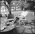 [12 Portraits of Carrol Cooney Seated on Patio, Connecticut], Walker Evans (American, St. Louis, Missouri 1903–1975 New Haven, Connecticut), Film negative