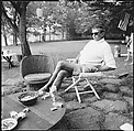 [12 Portraits of Carrol Cooney Seated on Patio, Connecticut], Walker Evans (American, St. Louis, Missouri 1903–1975 New Haven, Connecticut), Film negative