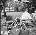 [12 Portraits of Carrol Cooney Seated on Patio, Connecticut], Walker Evans (American, St. Louis, Missouri 1903–1975 New Haven, Connecticut), Film negative
