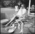 [12 Portraits of Carrol Cooney Seated on Patio, Connecticut], Walker Evans (American, St. Louis, Missouri 1903–1975 New Haven, Connecticut), Film negative