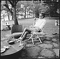 [12 Portraits of Carrol Cooney Seated on Patio, Connecticut], Walker Evans (American, St. Louis, Missouri 1903–1975 New Haven, Connecticut), Film negative