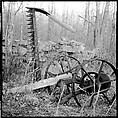 [6 Studies of Junked Wagon in Field and Sedat Pakay with Movie Camera, Old Lyme, Connecticut], Walker Evans (American, St. Louis, Missouri 1903–1975 New Haven, Connecticut), Film negative