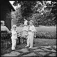 [52 Portraits of Unknown Family and Isabelle Evans in Conversation Around Outdoor Table], Walker Evans (American, St. Louis, Missouri 1903–1975 New Haven, Connecticut), Film negative