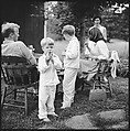 [52 Portraits of Unknown Family and Isabelle Evans in Conversation Around Outdoor Table], Walker Evans (American, St. Louis, Missouri 1903–1975 New Haven, Connecticut), Film negative
