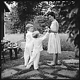 [52 Portraits of Unknown Family and Isabelle Evans in Conversation Around Outdoor Table], Walker Evans (American, St. Louis, Missouri 1903–1975 New Haven, Connecticut), Film negative