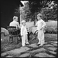 [52 Portraits of Unknown Family and Isabelle Evans in Conversation Around Outdoor Table], Walker Evans (American, St. Louis, Missouri 1903–1975 New Haven, Connecticut), Film negative