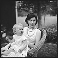 [52 Portraits of Unknown Family and Isabelle Evans in Conversation Around Outdoor Table], Walker Evans (American, St. Louis, Missouri 1903–1975 New Haven, Connecticut), Film negative