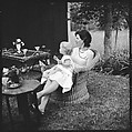[52 Portraits of Unknown Family and Isabelle Evans in Conversation Around Outdoor Table], Walker Evans (American, St. Louis, Missouri 1903–1975 New Haven, Connecticut), Film negative