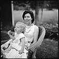 [52 Portraits of Unknown Family and Isabelle Evans in Conversation Around Outdoor Table], Walker Evans (American, St. Louis, Missouri 1903–1975 New Haven, Connecticut), Film negative