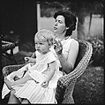 [52 Portraits of Unknown Family and Isabelle Evans in Conversation Around Outdoor Table], Walker Evans (American, St. Louis, Missouri 1903–1975 New Haven, Connecticut), Film negative