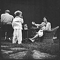 [52 Portraits of Unknown Family and Isabelle Evans in Conversation Around Outdoor Table], Walker Evans (American, St. Louis, Missouri 1903–1975 New Haven, Connecticut), Film negative