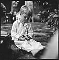 [52 Portraits of Unknown Family and Isabelle Evans in Conversation Around Outdoor Table], Walker Evans (American, St. Louis, Missouri 1903–1975 New Haven, Connecticut), Film negative