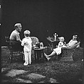 [52 Portraits of Unknown Family and Isabelle Evans in Conversation Around Outdoor Table], Walker Evans (American, St. Louis, Missouri 1903–1975 New Haven, Connecticut), Film negative