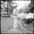 [12 Portraits of Isabelle Evans Gardening, Old Lyme, Connecticut], Walker Evans (American, St. Louis, Missouri 1903–1975 New Haven, Connecticut), Film negative