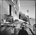 [48 Exterior Views of Heliker House, Including Portraits of Walker Evans, Isabelle Evans, and Others, Cranberry Island, Maine], Walker Evans (American, St. Louis, Missouri 1903–1975 New Haven, Connecticut), Film negative