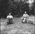 [48 Exterior Views of Heliker House, Including Portraits of Walker Evans, Isabelle Evans, and Others, Cranberry Island, Maine], Walker Evans (American, St. Louis, Missouri 1903–1975 New Haven, Connecticut), Film negative