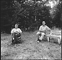 [48 Exterior Views of Heliker House, Including Portraits of Walker Evans, Isabelle Evans, and Others, Cranberry Island, Maine], Walker Evans (American, St. Louis, Missouri 1903–1975 New Haven, Connecticut), Film negative