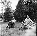 [48 Exterior Views of Heliker House, Including Portraits of Walker Evans, Isabelle Evans, and Others, Cranberry Island, Maine], Walker Evans (American, St. Louis, Missouri 1903–1975 New Haven, Connecticut), Film negative