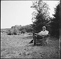 [48 Exterior Views of Heliker House, Including Portraits of Walker Evans, Isabelle Evans, and Others, Cranberry Island, Maine], Walker Evans (American, St. Louis, Missouri 1903–1975 New Haven, Connecticut), Film negative