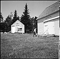 [48 Exterior Views of Heliker House, Including Portraits of Walker Evans, Isabelle Evans, and Others, Cranberry Island, Maine], Walker Evans (American, St. Louis, Missouri 1903–1975 New Haven, Connecticut), Film negative