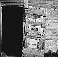 [12 Details of Door with Printed Cardboard, Nova Scotia], Walker Evans (American, St. Louis, Missouri 1903–1975 New Haven, Connecticut), Film negative