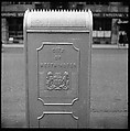 [3 Views of Street Furniture: Mailbox and 'No Litter' Sign, London], Walker Evans (American, St. Louis, Missouri 1903–1975 New Haven, Connecticut), Film negative