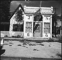 [Facade of House with Large Numbers, Denver, Colorado], Walker Evans  American, Film negative