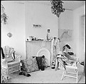 [84 Interior Views of Melinda Blauvelt's Apartment, New Haven, Portraits of Melinda Blauvelt, Exterior Views of Houses, Liquor Store Sign], Walker Evans (American, St. Louis, Missouri 1903–1975 New Haven, Connecticut), Film negative