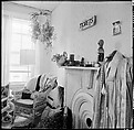 [84 Interior Views of Melinda Blauvelt's Apartment, New Haven, Portraits of Melinda Blauvelt, Exterior Views of Houses, Liquor Store Sign], Walker Evans (American, St. Louis, Missouri 1903–1975 New Haven, Connecticut), Film negative