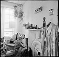 [84 Interior Views of Melinda Blauvelt's Apartment, New Haven, Portraits of Melinda Blauvelt, Exterior Views of Houses, Liquor Store Sign], Walker Evans (American, St. Louis, Missouri 1903–1975 New Haven, Connecticut), Film negative