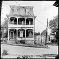 [84 Interior Views of Melinda Blauvelt's Apartment, New Haven, Portraits of Melinda Blauvelt, Exterior Views of Houses, Liquor Store Sign], Walker Evans (American, St. Louis, Missouri 1903–1975 New Haven, Connecticut), Film negative